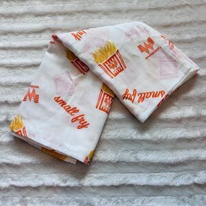 Whataburger Small Fry Baby Swaddle Blanket
